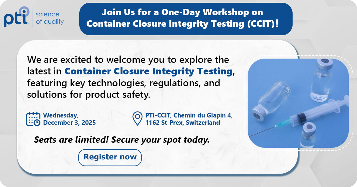 Packaging Technologies And Inspection | Package Leak Testing - PTI