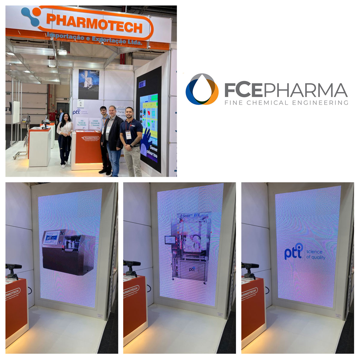 Pharmotech exhibited at the FCE exhibition in Sao Paulo