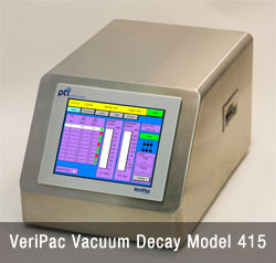 VeriPac 415 vaccum decay